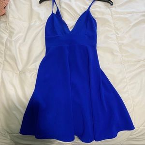 royal blue dress